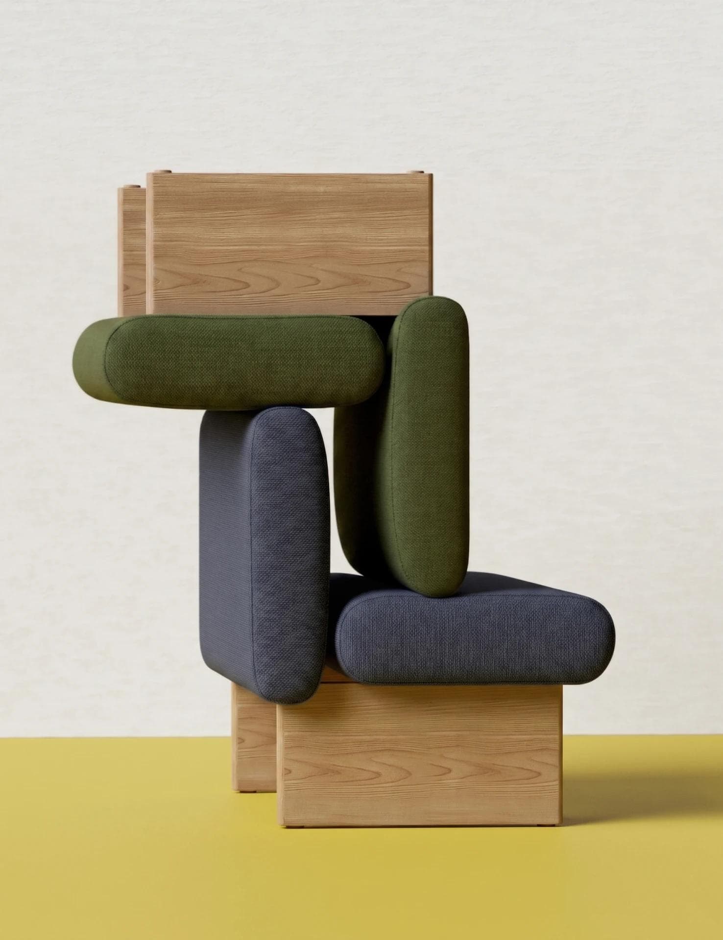 Altherr Desile Park Bensh Bench System Leland Furniture Product Design Art Direction 01